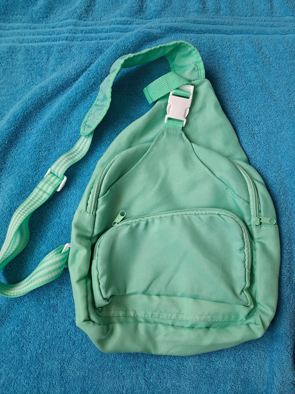 Mint Green Crossbody Sling Bag - Unbranded